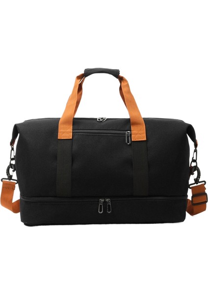 Spor ve Fitness Çantası Yoga Çantası Büyük Kapasiteli Seyahat Çantası Islak ve Kuru Ayırma (Yurt Dışından)