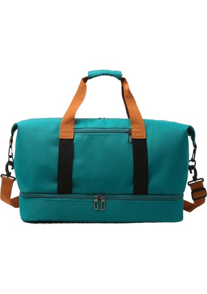 Spor ve Fitness Çantası Yoga Çantası Büyük Kapasiteli Seyahat Çantası Islak ve Kuru Ayırma (Yurt Dışından)