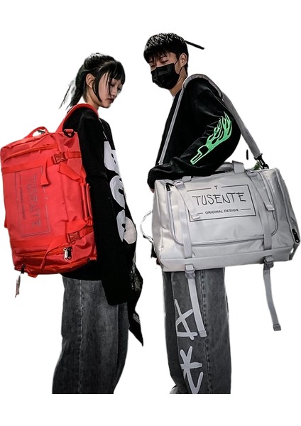 Büyük Kapasiteli Ortaokul Üniversite Erkek ve Kadın Omuz Çantası Seyahat Sırt Çantaları (Yurt Dışından)