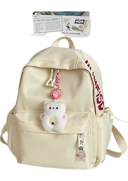 Japonya ve Güney Kore Ins Tarzı Büyük Kapasiteli Okul Çantası Açık Seyahat Omuz Çantası (Yurt Dışından)