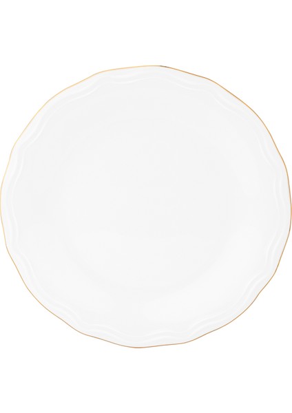 Viola 6 Kişilik 24 Parça Yemek Takımı - Beyaz/gold