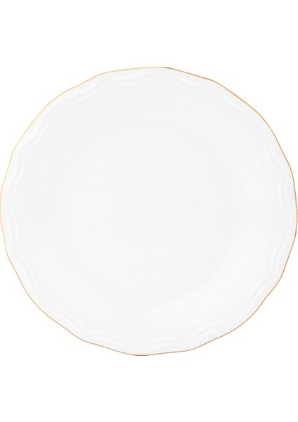 Viola 6 Kişilik 24 Parça Yemek Takımı - Beyaz/gold