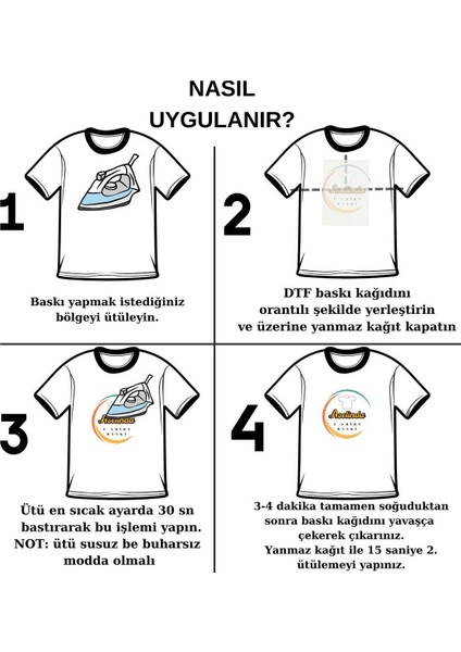 Kızlar Için Ütü ile Dtf Transfer Tekstil Baskı- Hazır Baskı Kağıdı