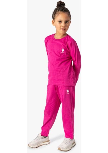 Kız Çocuk Bordo Uzun Kol Pijama Takım modelleri