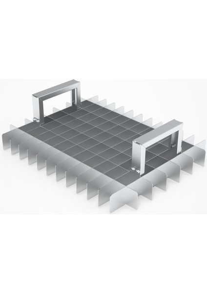 Baklava Dilimleme Bıçağı Paslanmaz Çelik Baklava Dilimi Iz Çıkarma Bıçağı, 35X45 Tepsi 7X13 Dilim