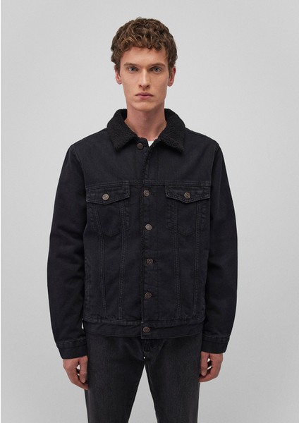 Zander Classic Denim Siyah Suni Kürklü Jean Ceket 0111214-89117 fırsatları