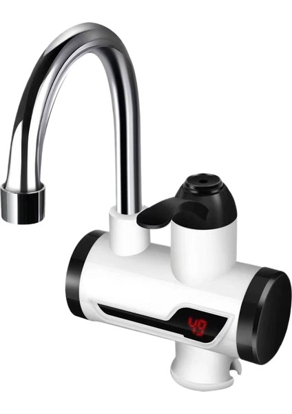 Ev Elektrikli Musluk Mutfak Banyo Lavabo Anında Sıcak ve Soğuk Sıcak Su Musluğu (Yurt Dışından)