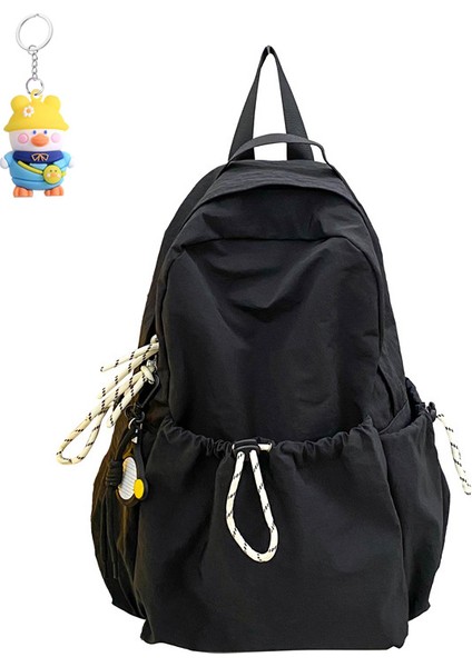 Basit ve Moda Ipli Sırt Çantası Ortaokul ve Lise Büyük Kapasiteli Rahat Seyahat Sırt Çantası Üniversite Öğrencisi Spor Okul (Yurt Dışından)