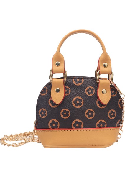 Zincir Mini Kabuk Vahşi Retro Klasik Mizaç Bayan Cüzdan (Yurt Dışından)