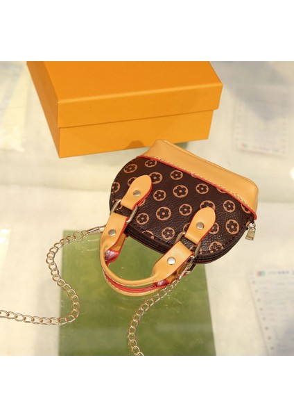 Zincir Mini Kabuk Vahşi Retro Klasik Mizaç Bayan Cüzdan (Yurt Dışından) modelleri
