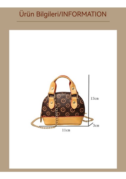 Zincir Mini Kabuk Vahşi Retro Klasik Mizaç Bayan Cüzdan (Yurt Dışından) indirimleri