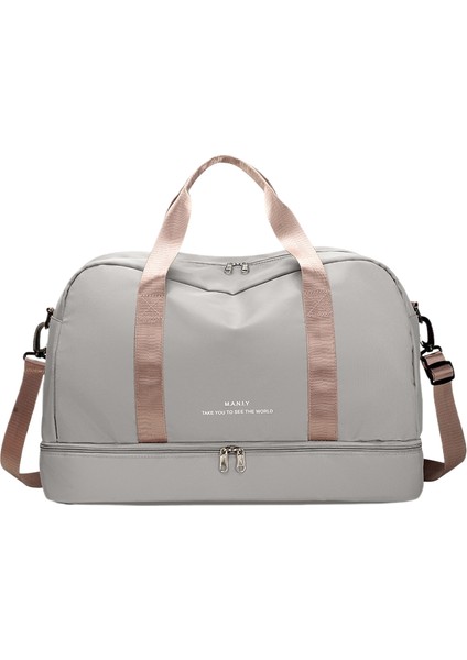 Büyük Kapasiteli Seyahat Çantası Spor Çantası Yoga Çantası (Yurt Dışından)