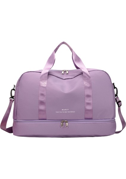 Büyük Kapasiteli Seyahat Çantası Spor Çantası Yoga Çantası (Yurt Dışından)