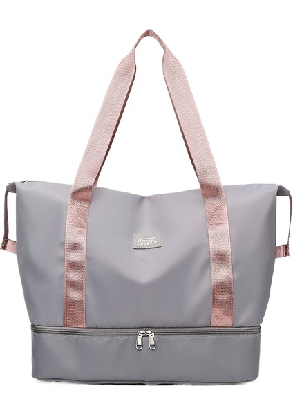 Spor Fitness Çantası Yoga Çantası Büyük Kapasiteli Omuz Çantası Seyahat Çantası (Yurt Dışından)