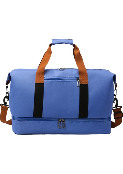 Spor ve Fitness Çantası Yoga Çantası Büyük Kapasiteli Seyahat Çantası Islak ve Kuru Ayırma (Yurt Dışından)