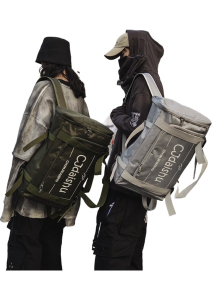 Büyük Kapasiteli Ortaokul Üniversite Erkek ve Kadın Omuz Çantası Seyahat Sırt Çantaları (Yurt Dışından)