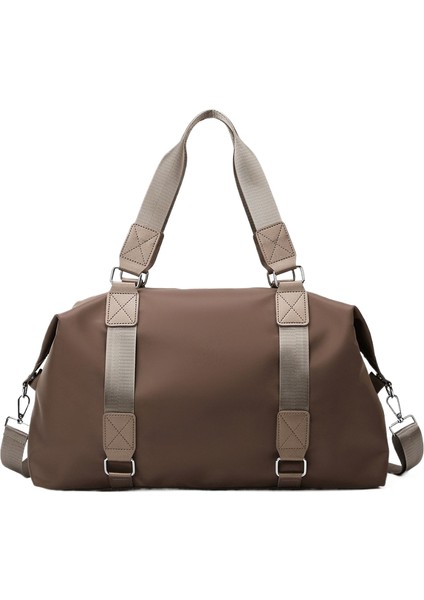 Spor ve Fitness Çantası Yoga Çantası Büyük Kapasiteli Seyahat Çantası Islak ve Kuru Ayırma (Yurt Dışından)