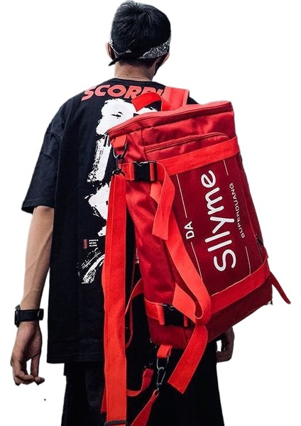 Büyük Kapasiteli Ortaokul Üniversite Erkek ve Kadın Omuz Çantası Seyahat Sırt Çantaları (Yurt Dışından)