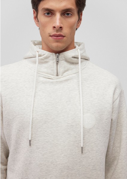 Kapüşonlıu Bej Sweatshirt 0S10247-88668 indirimleri