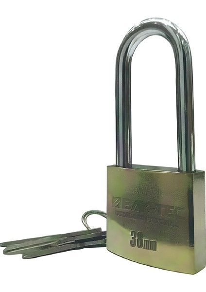 Asma Kilit Uzun Sarı 38MM MK-2338