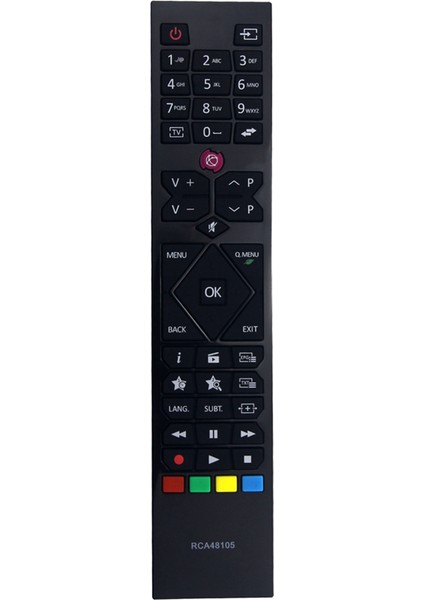 RCA48105 Uzaktan Kumanda Yedek Jvc Hitachi Vestel LCD Tv RM-C3090 LT-50VF30K LT-49V4200 32HYC01U 24HYC05 (Yurt Dışından)