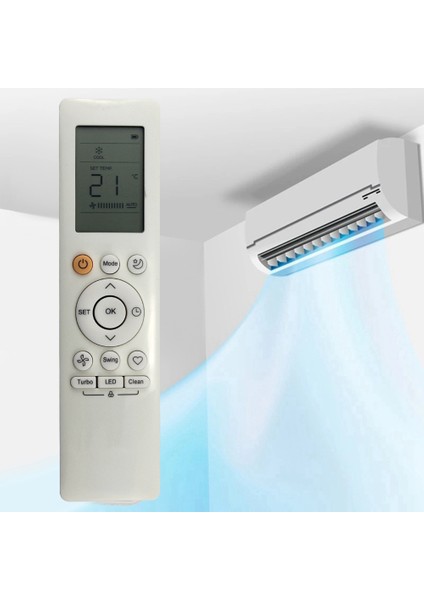 RG10B(B)/BGEF Midea Klima Uzaktan Kumandasını Değiştirin RG10B(D)/BGEF RG10B(D1)/BGEFU1 RG10B1(D)/BGEF (Yurt Dışından) fırsatları