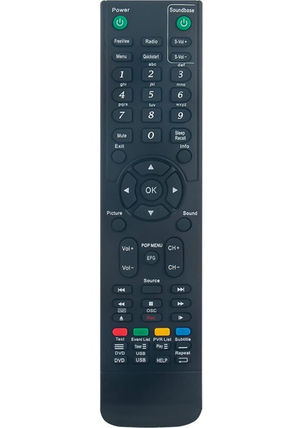 RCC004 Cello DVD Tv Için Yedek Uzaktan Kumanda C37115F C32100F C2420S ZS0242 C32100F C32100DVB (Yurt Dışından)