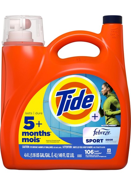 Febreze Sport Sıvı Çamaşır Deterjanı 106 Yıkama 4.4 lt