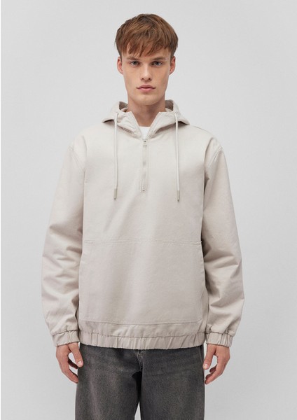 Kapüşonlu Bej Sweatshirt 0210709-70134 fırsatları