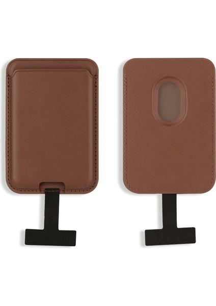 Crd-09 Dahili Şarj Soket Aparatlı Magnetik Pu Deri Kartlık