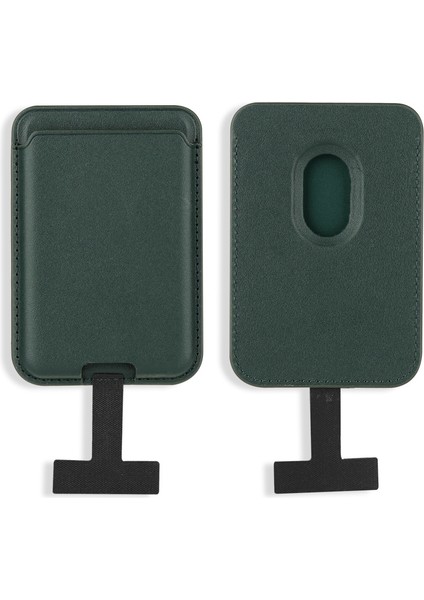 Crd-09 Dahili Şarj Soket Aparatlı Magnetik Pu Deri Kartlık