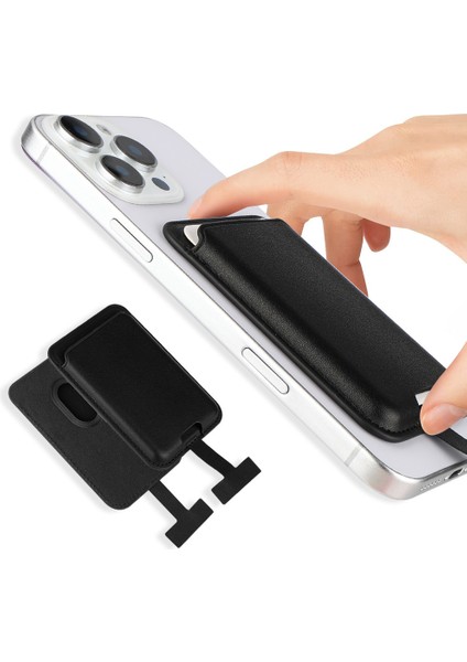 Crd-09 Dahili Şarj Soket Aparatlı Magnetik Pu Deri Kartlık fırsatları