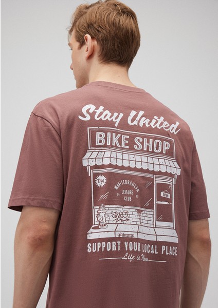 Sırt Baskılı Kahverengi TIŞÖRT0612261-70235