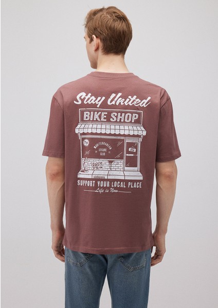 Sırt Baskılı Kahverengi TIŞÖRT0612261-70235 fırsatları