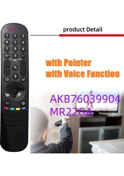 Lg Smart Tv Için MR22GA Sesli Uzaktan Kumandayı Değiştirin Lg Tv'ler Için Işaretçili Sihirli Uzaktan Kumanda OLED Qned Nanocell UHD (Yurt Dışından) fiyatları