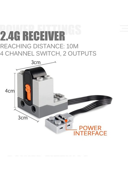 Yüksek Teknoloji Güç Fonksiyonlu Uzaktan Kumanda Alıcısı Kiti 8885 Ir Uzaktan Kumanda ve 8884 Ir Alıcısı Dıy Yapı Bloğu Için (Yurt Dışından) fırsatları