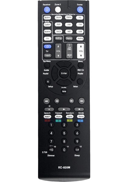 RC-835M Entegre Stereo Alıcı Için Uzaktan Kumandayı Değiştirin 24140835 RC835M RC-835M RT24140835 DTR204 Dtr-20.4 Dtr 20.4 (Yurt Dışından)