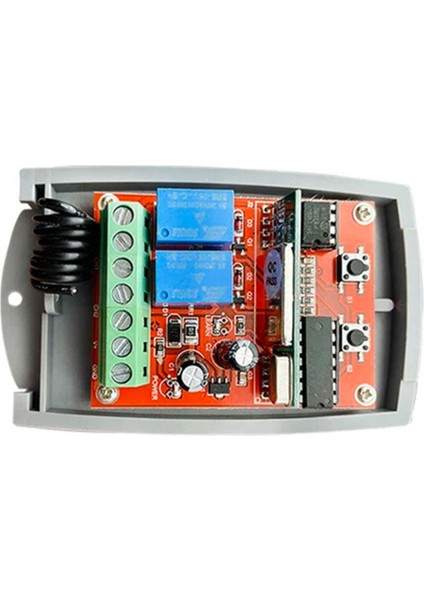 Evrensel Garaj Kapısı Uzaktan Kumanda Alıcısı 433MHZ12V-24V Elektrikli Kapı Kontrol Açacağı 433.92MHZ Yuvarlanan Öğrenme Kodu (Yurt Dışından)