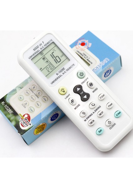 Evrensel K-1028E Düşük Güç Tüketimi K-1028E Klima Uzaktan Kumandası LCD A/c Uzaktan Kumanda Kontrol Cihazı Işıklı B (Yurt Dışından) modelleri