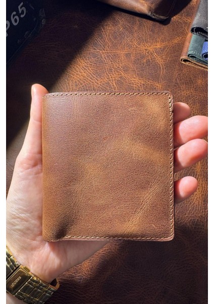 Hakiki Gerçek Deri Cüzdan Para Koyma Bölmeli Kartlık ve Mıknatıs Kapama - Unisex modelleri