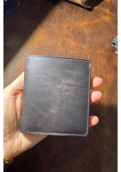 Hakiki Gerçek Deri Cüzdan Para Koyma Bölmeli Kartlık ve Mıknatıs Kapama - Unisex modelleri