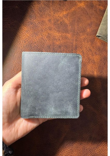 Hakiki Gerçek Deri Cüzdan Para Koyma Bölmeli Kartlık ve Mıknatıs Kapama - Unisex modelleri