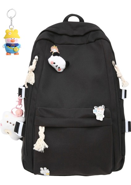 Büyük Kapasiteli Sırt Çantası, Modaya Uygun Kadın Üniversite Öğrencisi Okul Çantası(Yurt Dışından)