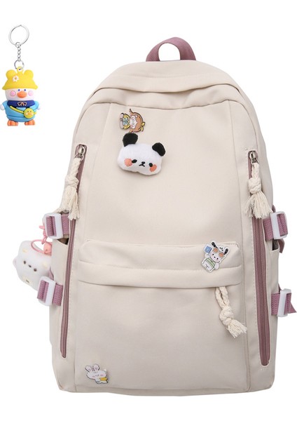 Büyük Kapasiteli Sırt Çantası, Modaya Uygun Kadın Üniversite Öğrencisi Okul Çantası(Yurt Dışından)