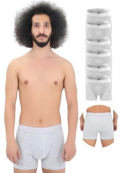 Erkek Boxer Likralı 6'lı Premium Paket