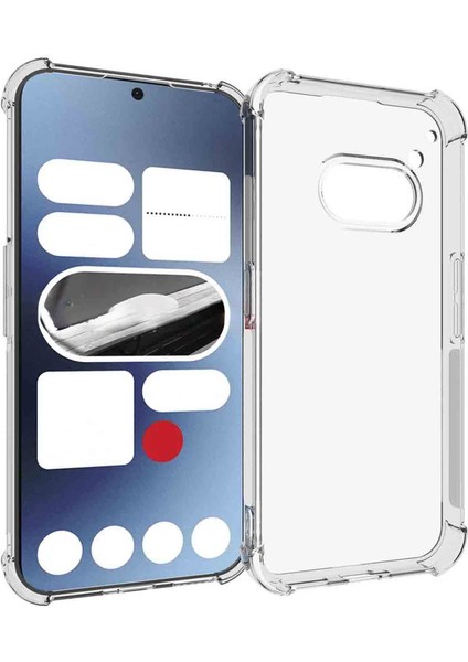 Nothing Telefon (2A) Artı/telefon (2A) Yumuşak Tpu Arka Kılıf Dört Köşe Hava Yastığı Ultra Şeffaf Telefon Kapağı (Yurt Dışından)