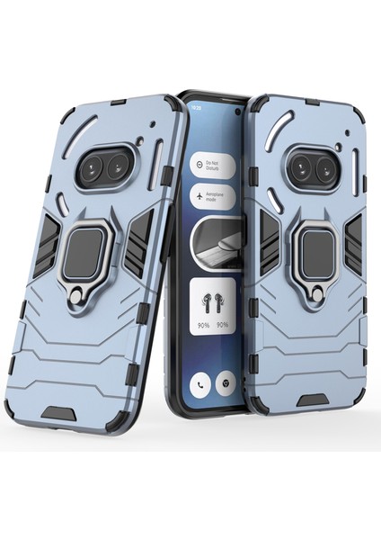 Nothing Telefon (2A) Plus/telefon (2A) Kılıfı Pc+Tpu Düşmeye Dayanıklı Kickstand Cep Telefonu Kabuğu-Siyah (Yurt Dışından) fiyatları