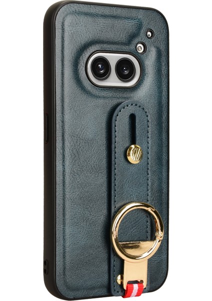 For Nothing Telefon (2A) Plus/telefon (2A) Kılıf Pu Deri+Pc+Tpu Darbeye Dayanıklı Şişe Açacağı Bel Bantlı Telefon Kılıfı-Mavi (Yurt Dışından) modelleri