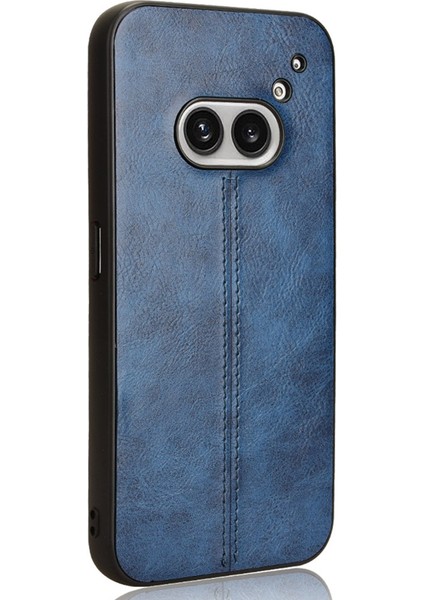 Nothing Telefon (2A) Plus/telefon (2A) Cep Telefonu Kılıfı Sığır Derisi Dokulu Şok Emici Koruma Kapağı-Siyah (Yurt Dışından) modelleri