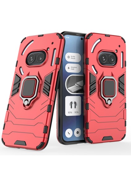 Nothing Telefon (2A) Plus/telefon (2A) Kılıfı Pc+Tpu Düşmeye Dayanıklı Kickstand Cep Telefonu Kabuğu-Siyah (Yurt Dışından) fiyatları